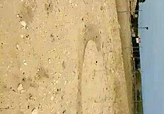 Fucking My Dildo in Public Area