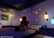 Demon slams his hot fan hard on Roblox.