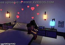 Demon slams his hot fan hard on Roblox.