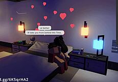 Demon slams his hot fan hard on Roblox.