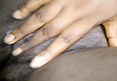 muscular babe masturbates her pink pussy solo