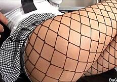 Sexy Girl Rips Clothes For Dildo