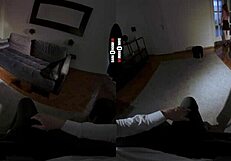 Redhead Blows Big Cock In Stockings And Tattoos!