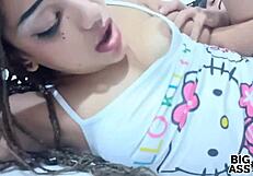 Man, my stepsister’s big ass couldn’t resist my hard cock!