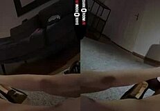 Redhead Blows Big Cock In Stockings And Tattoos!