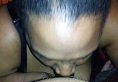 Wife Gives Intense Blowjob and Handjob with Her Big Tits