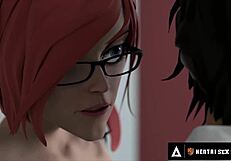 Busty Anime Teacher Shows Rough Deepthroat And Doggystyle Sex To Horny Students