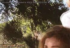 Real teen pussy closeup at party