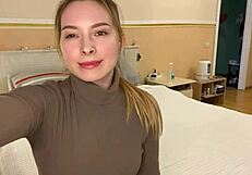 Lolylola twists her ass and spreads legs in stockings