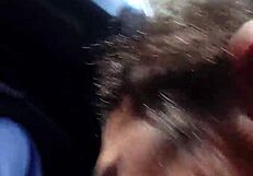 Brazilian Shemale Enjoys Oral Quickie In The Car