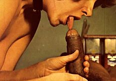 I'm overwhelmed by this vintage interracial anal taboo scene