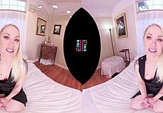 Vrhush Ash Hollywood Masturbates in POV VR