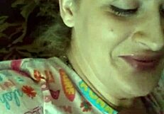 Blonde slut receives cum facial