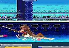 asukina wrestles and fucks on ring!