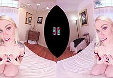 Vrhush Ash Hollywood Masturbates in POV VR