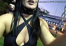 I Dragged A Dick From The Square To My Car For Anal Creampie