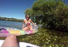 sexydeas big booty lures stranger into steamy lake encounter