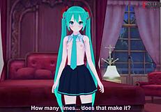 初音未来在POV中给予激情足交