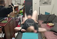 Intensity of the massage and bondage, followed by amazing orgasm