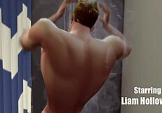 Johnny Bravo Fucks His Gay Clone In Cartoon Scene