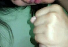 Teen 18+ Gives Oral To Friend's Big Cock, Swallows His Cum!