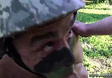 i love watching free gay military porn of recruits getting taken for the first time