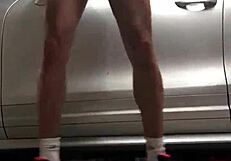 Detailed Spying On Cocks In The Garage Gym