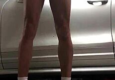 Detailed Spying On Cocks In The Garage Gym