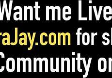 Sara Jay of FTV mature passionately kneels and masturbates a hard penis, and also deep throats it