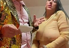 mchenry cruiser gets a blowjob as he performs standup comedy