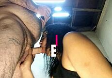 Mariana's Feeding Time! Cumload In Her Mouth!