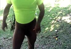 Rock Kardash Shows Off Big Ass in Dick Workout