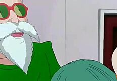 I’m overwhelmed by this intense bulma tribute in wild hentai action