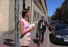 Wow, nasty teen 18+ sucks cock in hardcore fucking!