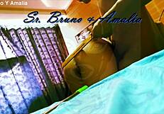 Colombian bound session with Amalia submissive