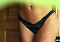 curly hair black teen model agatha in playboy solo session