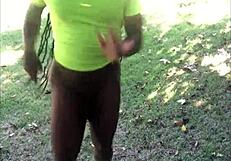 Rock Kardash Shows Off Big Ass in Dick Workout