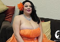Busty Latina BBW Julia Juggs Spills Secrets in Plumper Interview BTS