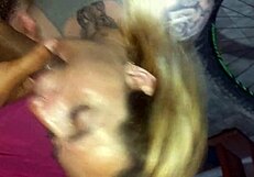 girlfriend swallow and facial with friend