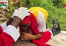 Emotional Nigerian Farmyard Encounter