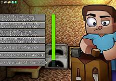 what happens when we give our girl a golden bikini in hornycraft?