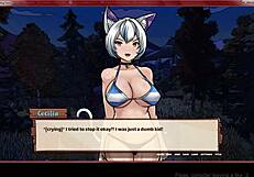 milf plays breeding farm game in missionary creampie