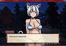 milf plays breeding farm game in missionary creampie