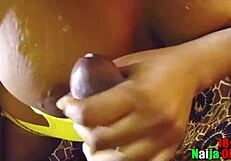 wow, incredible ebony blowjob from stepsister 😍