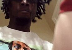 Amateur Snow Bunny Fucking Big Black Cock in Restrooms: Horny Interracial Monster Cock Action