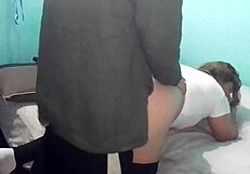 We were doing webcam and filmed our doggystyle session