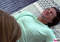 Blonde stepsister practices cpr on stepbro and gets fucked