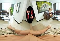 Cop amazing Latina beauty Camila Mush strips down and engages in hot virtual sex
