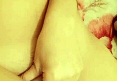 A Moroccan lesbian slut fucks passionately on air, showcasing her stunning ass.