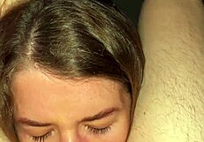 Series of photos of an amateur’s friend getting dominated and deepthroated by a beautiful amateur